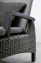   Rattan Britton Charcoal 70X205x106cm 