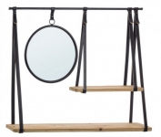  JERROD SHELF 2SH W-MIRROR 