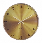  Πλαστικό επιτοίχιο ρολόι "Whatever" χρυσό Φ50x5εκ 