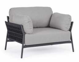  Rope Pardis Charcoal-Grey 99x80X77cm    Epilegin.