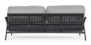  Καναπές Rope Pardis 2 seats Charcoal-Grey 183x80X77cm 