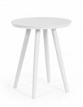  Τραπεζάκι Αλουμινίου Coffee Table Space White Φ40X48cm 