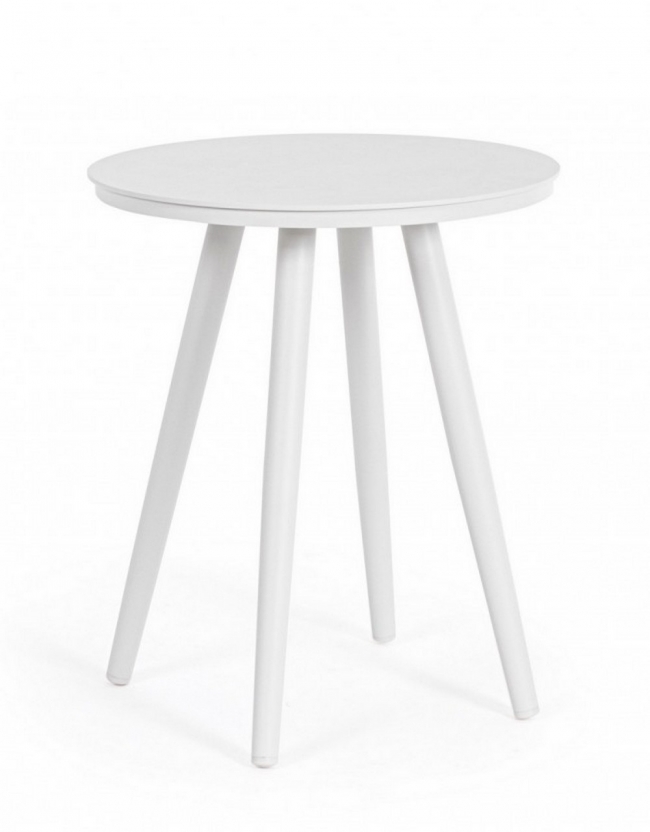  Τραπεζάκι Αλουμινίου Coffee Table Space White Φ40X48cm από την εταιρία Epilegin. 