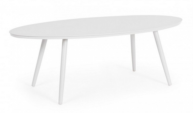  Τραπεζάκι Αλουμινίου Coffee Table Space White 119x58X40.5cm από την εταιρία Epilegin. 