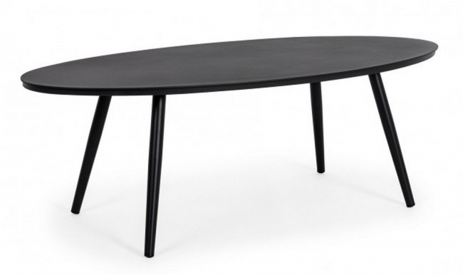  Τραπεζάκι Αλουμινίου Coffee Table Space Charcoal 119x58X40.5cm από την εταιρία Epilegin. 
