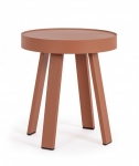  Τραπεζάκι Αλουμινίου Coffee Table Spyro Terra Φ41X46cm 