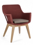   Rope & Teak Allison Scarlet 46x46x82cm 