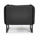  Πολυθρόνα Lounge Pixel Charcoal Armchair 76x74x72cm 
