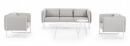    Coffee Table Space White 119x58X40.5cm 