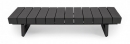  Τραπεζάκι Αλουμινίου Infinity Modular Charcoal 126x73.5x24cm 