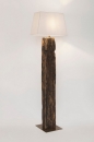  HUGO BRASS-WHITE FLOOR LAMP H155 