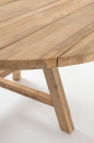  Τραπέζι Ξύλινο Teak Fenton Φ150X75cm 