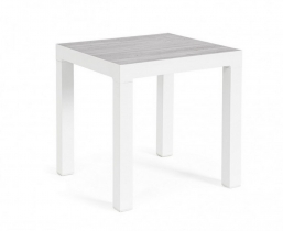 Τραπεζάκι Αλουμινίου Kledi White Coffee Table 50X50X46cm από την εταιρία Epilegin. Τραπεζάκι Αλουμινίου Kledi White Coffee Table 50X50X46cm από την εταιρία Epilegin.