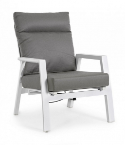 Πολυθρόνα Αλουμινίου Lounge Kledi White 72x81x98cm από την εταιρία Epilegin. Πολυθρόνα Αλουμινίου Lounge Kledi White 72x81x98cm από την εταιρία Epilegin.