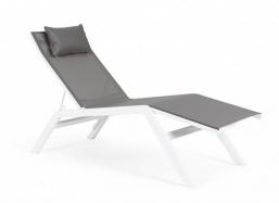 Ξαπλώστρα Αλουμινίου Krion White 65.5x177x105cm από την εταιρία Epilegin. Ξαπλώστρα Αλουμινίου Krion White 65.5x177x105cm από την εταιρία Epilegin.