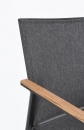  Πολυθρόνα Αλουμινίου-Textilene Cameron Charcoal 59x61x88cm 