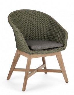 Πολυθρόνα Rope & Teak Coachella Green από την εταιρία Epilegin. Πολυθρόνα Rope & Teak Coachella Green από την εταιρία Epilegin.
