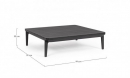    Matrix Coffee table Charcoal 99x99x33cm 