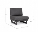   Lounge Modular Infinity Charcoal 70X87x80cm 