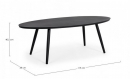  Τραπεζάκι Αλουμινίου Coffee Table Space Charcoal 119x58X40.5cm 