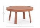  Τραπεζάκι Αλουμινίου Coffee Table Spyro Terra Φ71X38cm 
