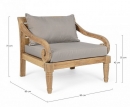   Lounge Teak "Karuba" Taupe 80X80X75cm 