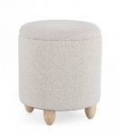  Zena Light Grey Storage Stool 