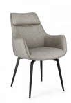  Lawrence Taupe Pu Armchair 