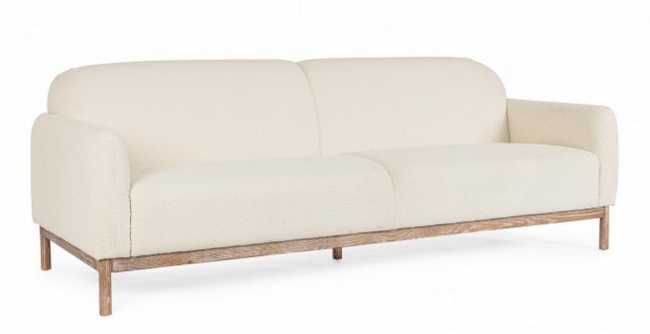  Detroit Natural Boucle` Sofa 3 Seats    Epilegin. 