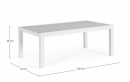    Kledi White Coffee Table 120X70X43cm 