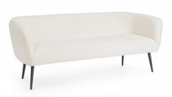  Avril White Boucle` 3Seats Sofa 
