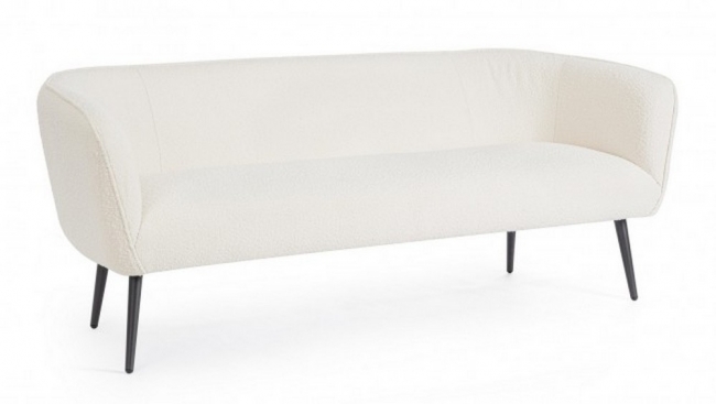  Avril White Boucle` 3Seats Sofa από την εταιρία Epilegin. 