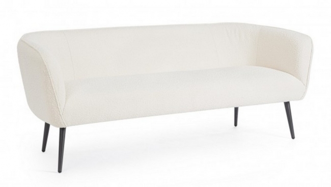  Avril White Boucle` 3Seats Sofa    Epilegin. 