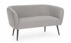  Avril Grey Boucle` 2Seats Sofa 