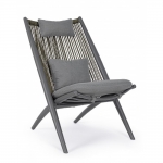   Lounge  & Rope Aloha Charcoal 66X84X98cm 