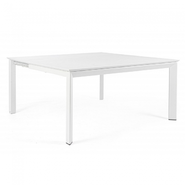 Τραπέζι αλουμίνιο επεκ/μενο Konnor White 110/160X160cm από την εταιρία Epilegin. 