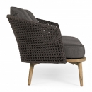   Teak & Rope Ninfa Dark 160X82X74cm 