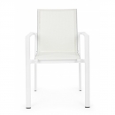    Textilene White Konnor 56X60X88cm 