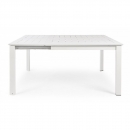  Τραπέζι αλουμίνιο επεκ/μενο Konnor White 110/160X160cm 