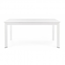  Τραπέζι αλουμίνιο επεκ/μενο Konnor White 110/160X160cm 