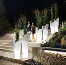  Lyxo Design Led Assia Luminous Cache Pot 40x85cm    Epilegin.