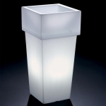  Κασπό Lyxo Design "Gemini Luminous Square Cache Pot" 32x32x70cm 
