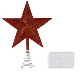Κορυφή δέντρου με glitter λευκη 15Χ32Χ20εκ από την εταιρία Epilegin. Κορυφή δέντρου με glitter λευκη 15Χ32Χ20εκ από την εταιρία Epilegin.