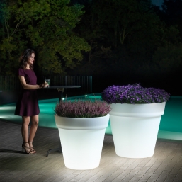  Lyxo Design Led Easy Luminous Cache Pot 80x75cm    Epilegin.