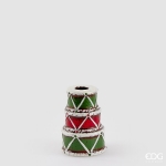 Χριστουγεννιάτικο Κηροπήγιο "Τύμπανο" 10cm  Χριστουγεννιάτικο Κηροπήγιο "Τύμπανο" 10cm