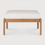  Teak Jack outdoor footstool off white 71X54X40cm 