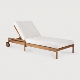 Cushion for Teak Jack outdoor lounger off white 201X65X8cm    Epilegin.