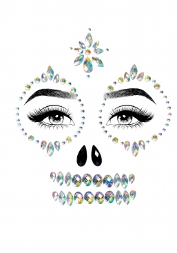 Αυτοκόλλητα Face Jewels Skeleton από την εταιρία Epilegin. Αυτοκόλλητα Face Jewels Skeleton από την εταιρία Epilegin.