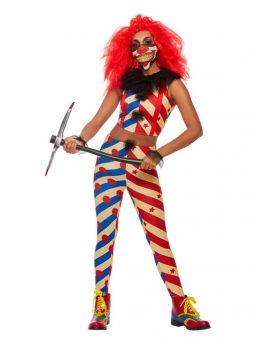 Αποκριάτικη στολή Creepy Clown Girl από την εταιρία Epilegin. Αποκριάτικη στολή Creepy Clown Girl από την εταιρία Epilegin.