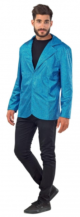 Αποκριάτικο Σακακι Disco Μεταλλιζε Μπλε από την εταιρία Epilegin. Αποκριάτικο Σακακι Disco Μεταλλιζε Μπλε από την εταιρία Epilegin.